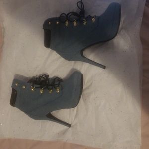 Denim Blue Jean Heels